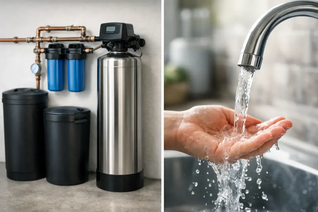 Does a Whole House Water Filtration System Soften Water?